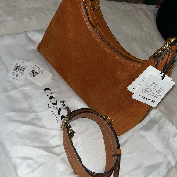 Coach Suede Juliet Bag - Picture 9 of 9